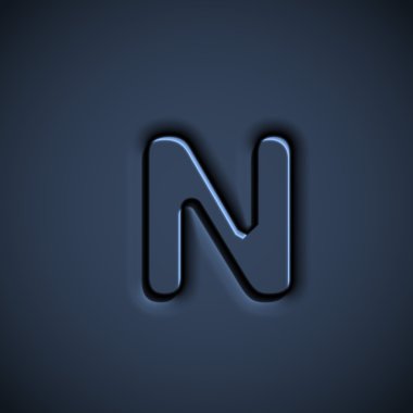 Mavi basılı mektup