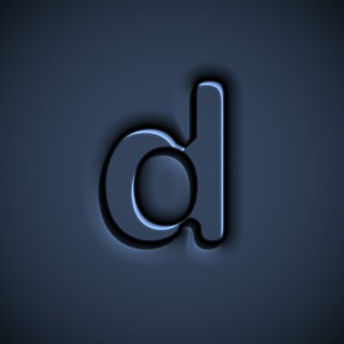 Mavi basılı mektup