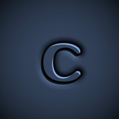 Mavi basılı mektup