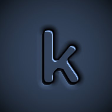 Mavi basılı mektup