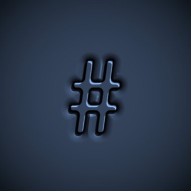 Mavi preslenmiş işareti