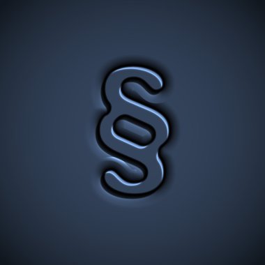 Mavi preslenmiş işareti