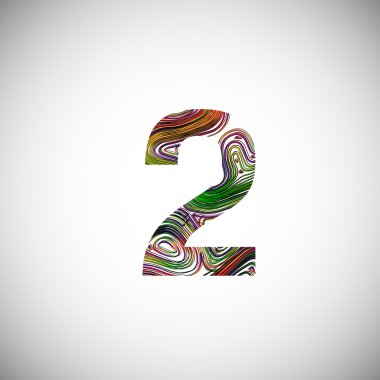 Renkli işareti yazı ikinci