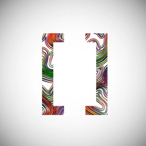Letreros coloridos tipografía — Vector de stock