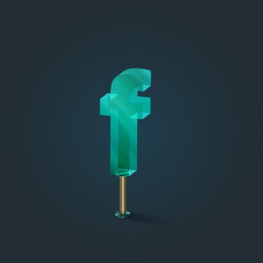 Tasarım yeşil küçük harf