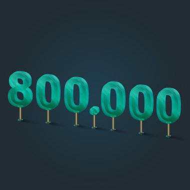 yeşil sayı ile destekler