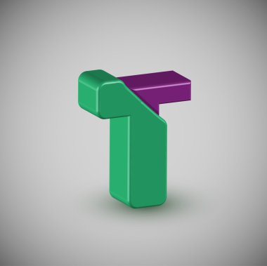 Tasarım renkli mektup