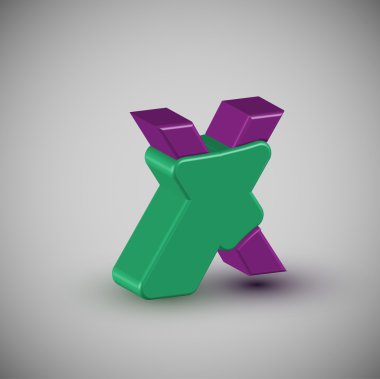 Tasarım renkli mektup