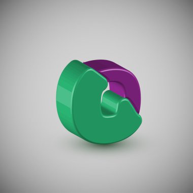 Tasarım renkli mektup