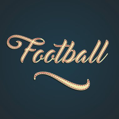 Tasarım kelime futbol