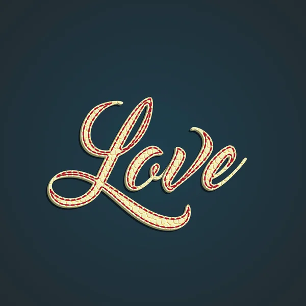 Σχεδιασμός λέξη αγάπη — Διανυσματικό Αρχείο