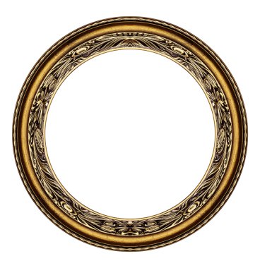 Daire kare beyaz izole