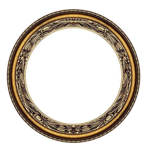 Circle frame isolated on white — Stock Photo, Image