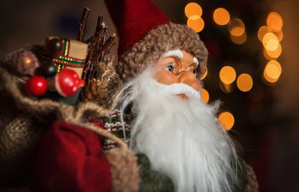 Retrato de boneca Papai Noel — Fotografia de Stock