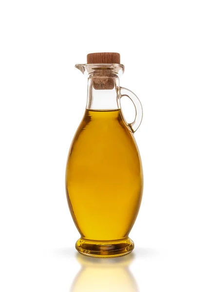 Olive oil in a bottle — Stock Photo, Image