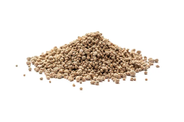 Heap Mineral Fertilizers White Background — Stock Photo, Image