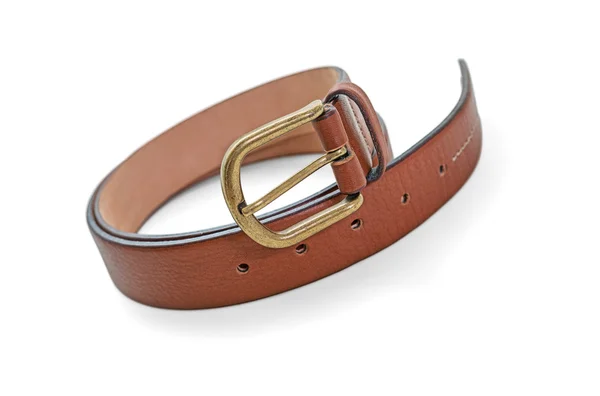 Leather belt -Clipping Path — Stock Photo, Image