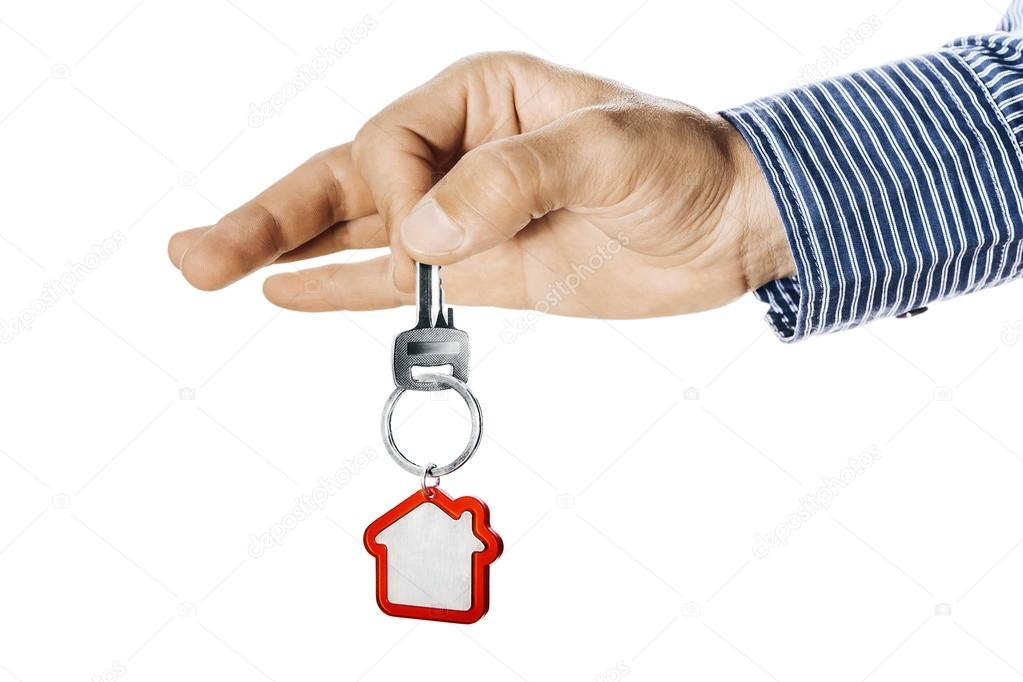 House key in hand