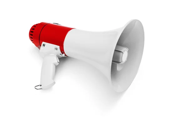 Megaphone isolated on white — Stock Photo, Image