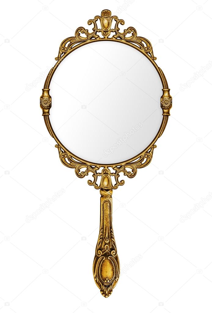 Vintage hand mirror