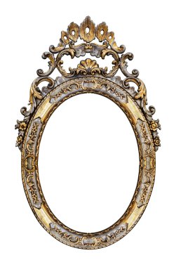 Vintage yaldızlı çerçeve