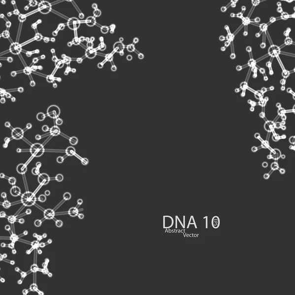 未来的DNA每股收益10 — 图库矢量图片