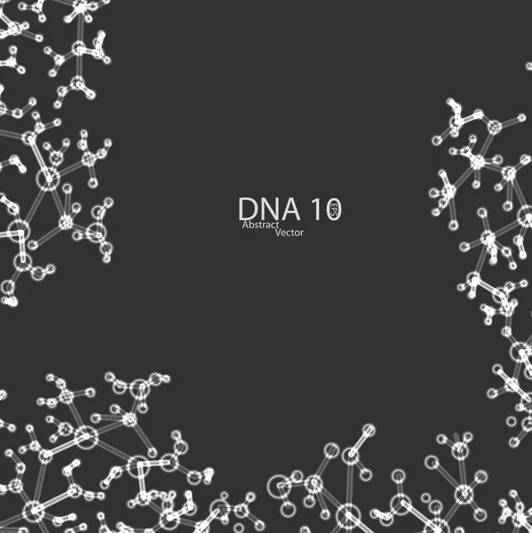 Futuristische dna eps 10 — Stockvector