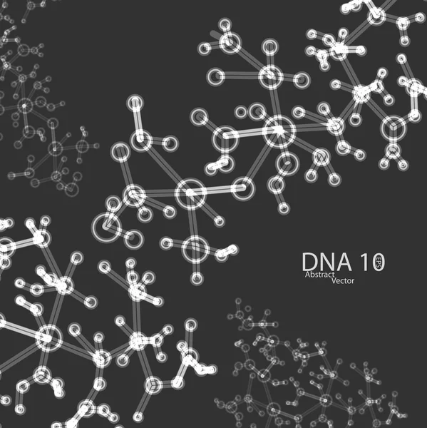 未来的な dna eps 10 — ストックベクタ