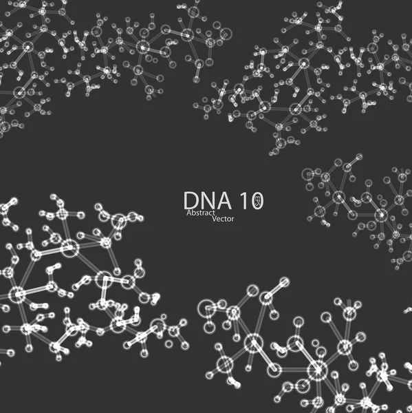 Fütüristik dna eps 10 — Stok Vektör