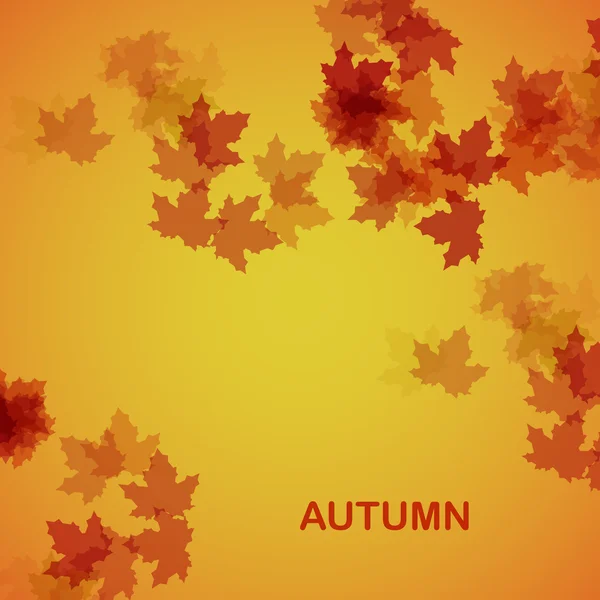 Automne fond saisonnier — Image vectorielle