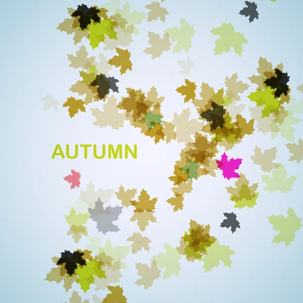 Fondo estacional de otoño — Vector de stock