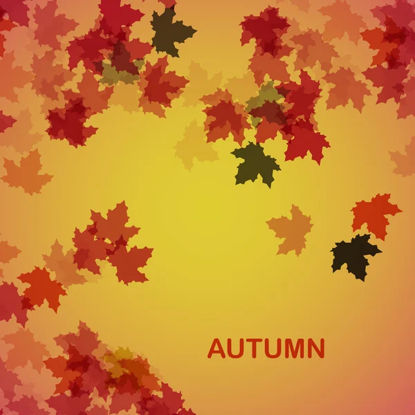 秋の季節の背景 — ストックベクタ