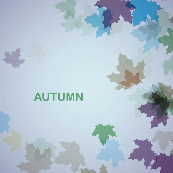 Осенний сезонный фон — стоковый вектор