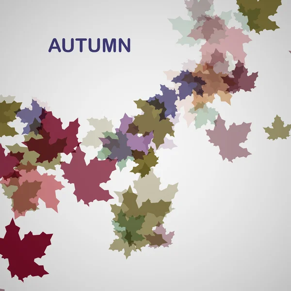 Fondo estacional de otoño — Vector de stock