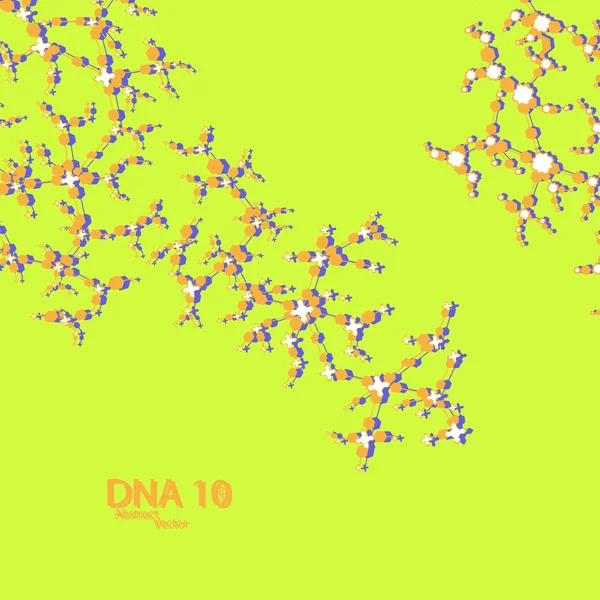 ADN futurista eps 10 — Archivo Imágenes Vectoriales