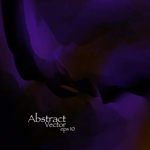 Aquarelle ondulée abstraite — Image vectorielle