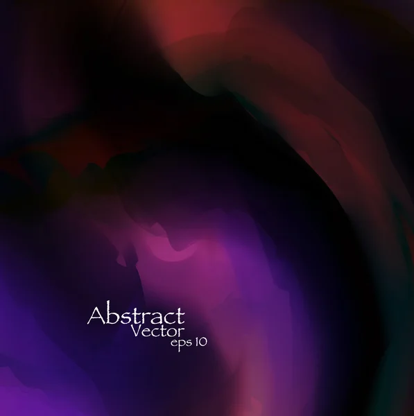 Aquarelle ondulée abstraite — Image vectorielle