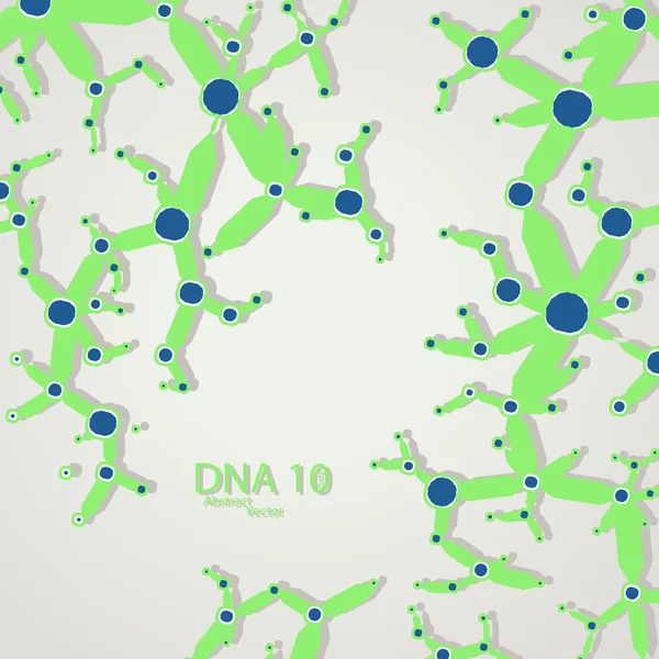 Futuristische dna eps 10 — Stockvector