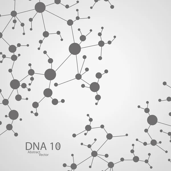 Dna futurista eps 10 — Vetor de Stock