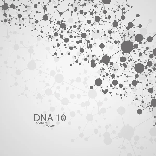 Dna futurista eps 10 — Vetor de Stock