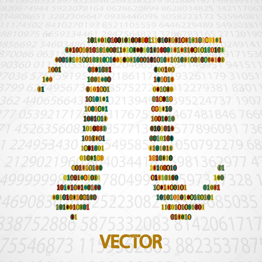 Pi Numbers shape