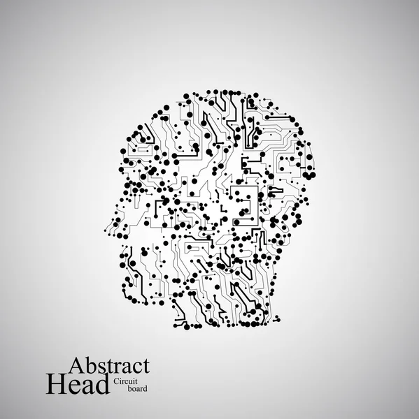 Человеческая голова — стоковый вектор