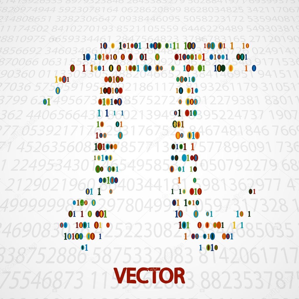 Pi Numbers shape 