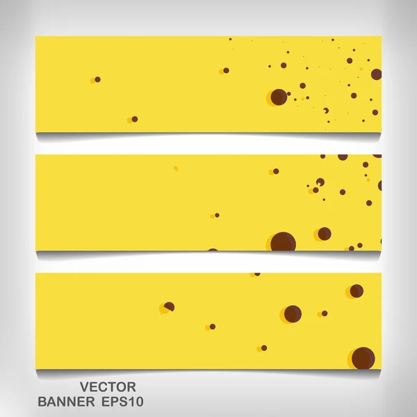 Banner colorido para su diseño — Vector de stock