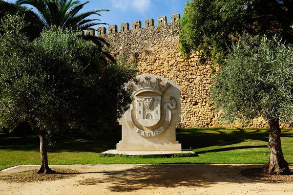 在拉各斯，阿尔加维，葡萄牙的纪念碑 — 图库照片