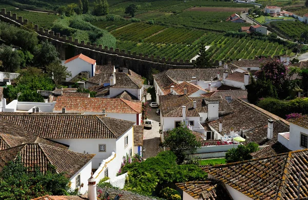 Город Obidos, Portugal — стоковое фото