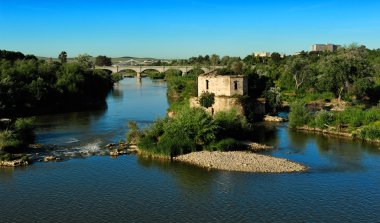 eski su MIL Guadalquivir Nehri, Cordoba, İspanya