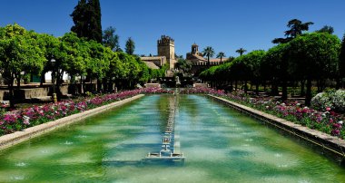 Christian hükümdarları, Cordoba, İspanya Alcazar bahçeleri