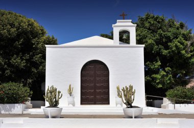 church of Nuestra Senora del Carmen, Arrieta, Lanzarote Island,  clipart