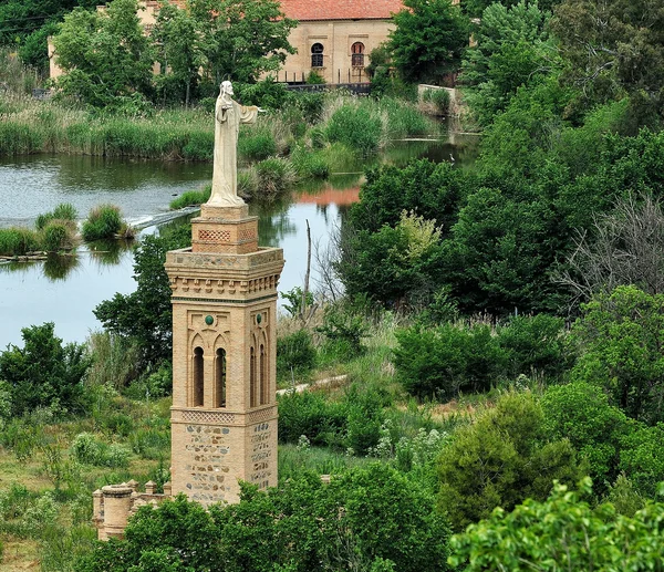 Toledo, İspanya, İsa heykeli — Stok fotoğraf